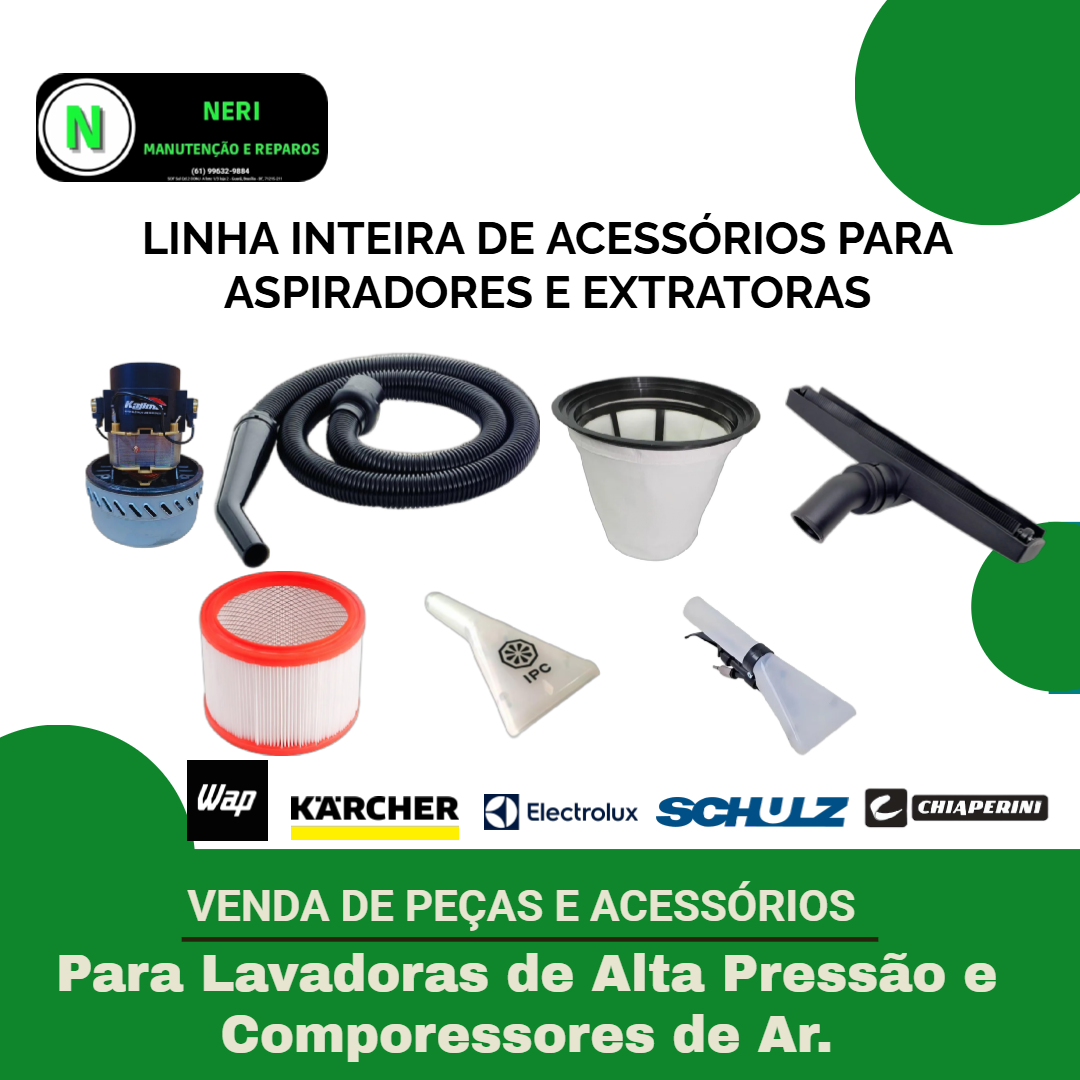 Acessórios Aspiradores e Extratoras